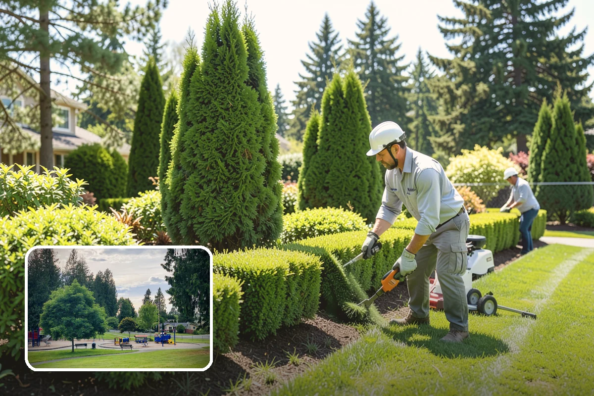 Holly Hedge Trimming in Bonney Lake, Pierce County, WA - Creates a dense, secure spiny screen