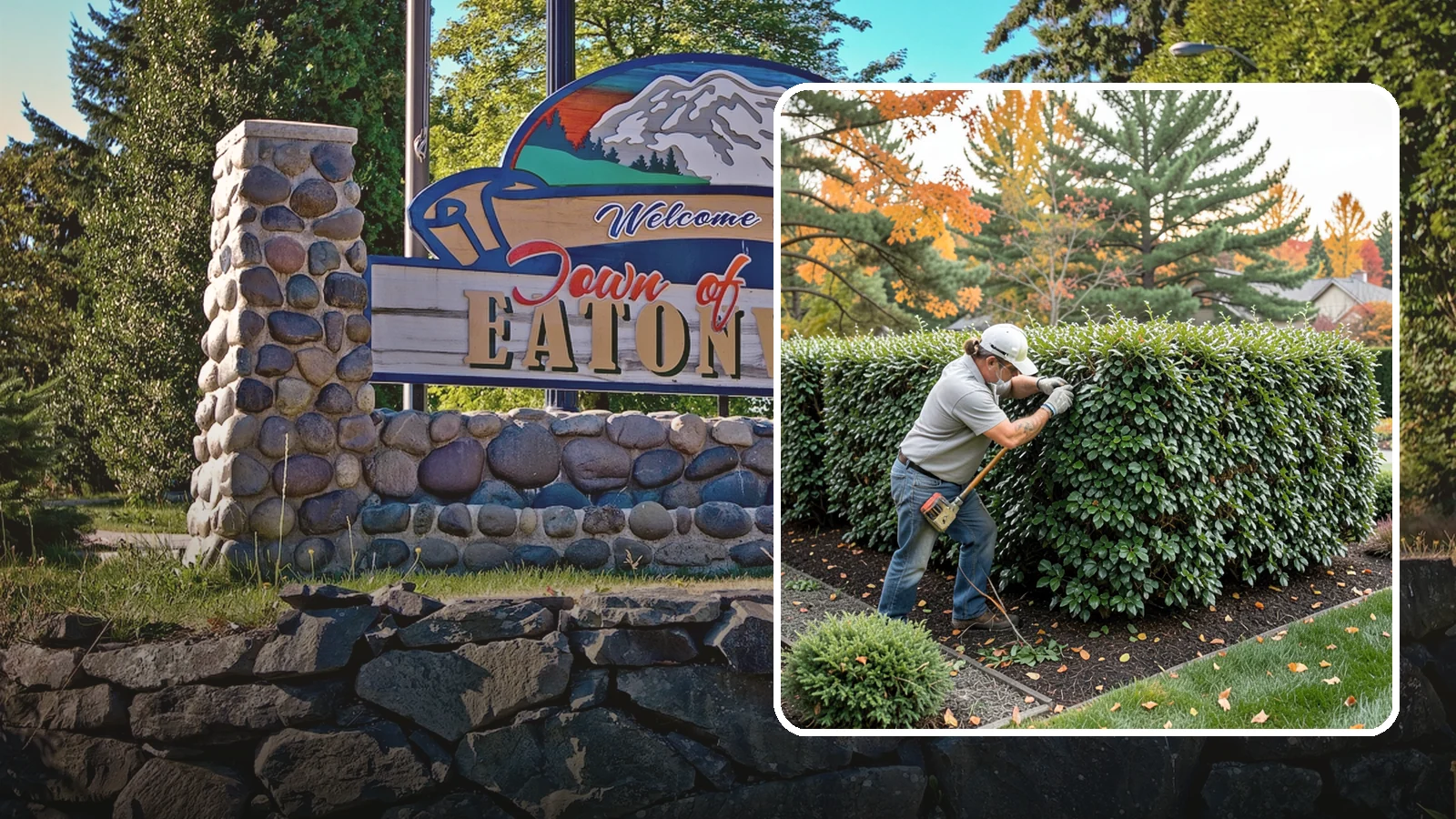Holly Hedge Trimming in Eatonville, Pierce County, WA - Careful holly hedge trimming that shapes this dense, spiny evergreen into a secure, formal screen with glossy year-round foliage.