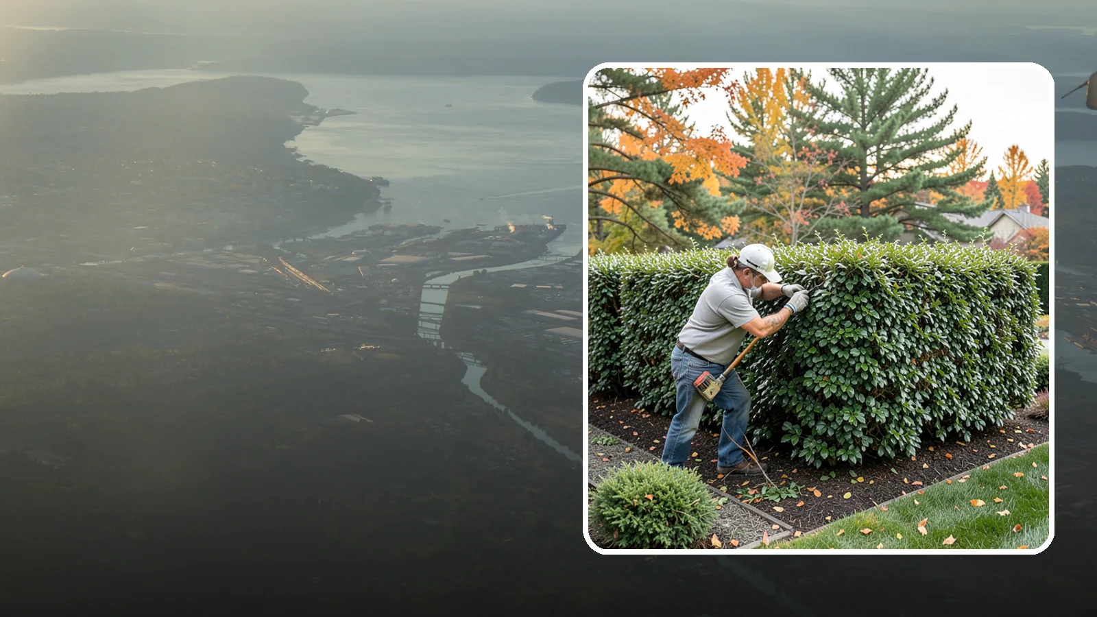 Holly Hedge Trimming in Fife, Pierce County, WA - Careful holly hedge trimming that shapes this dense, spiny evergreen into a secure, formal screen with glossy year-round foliage.