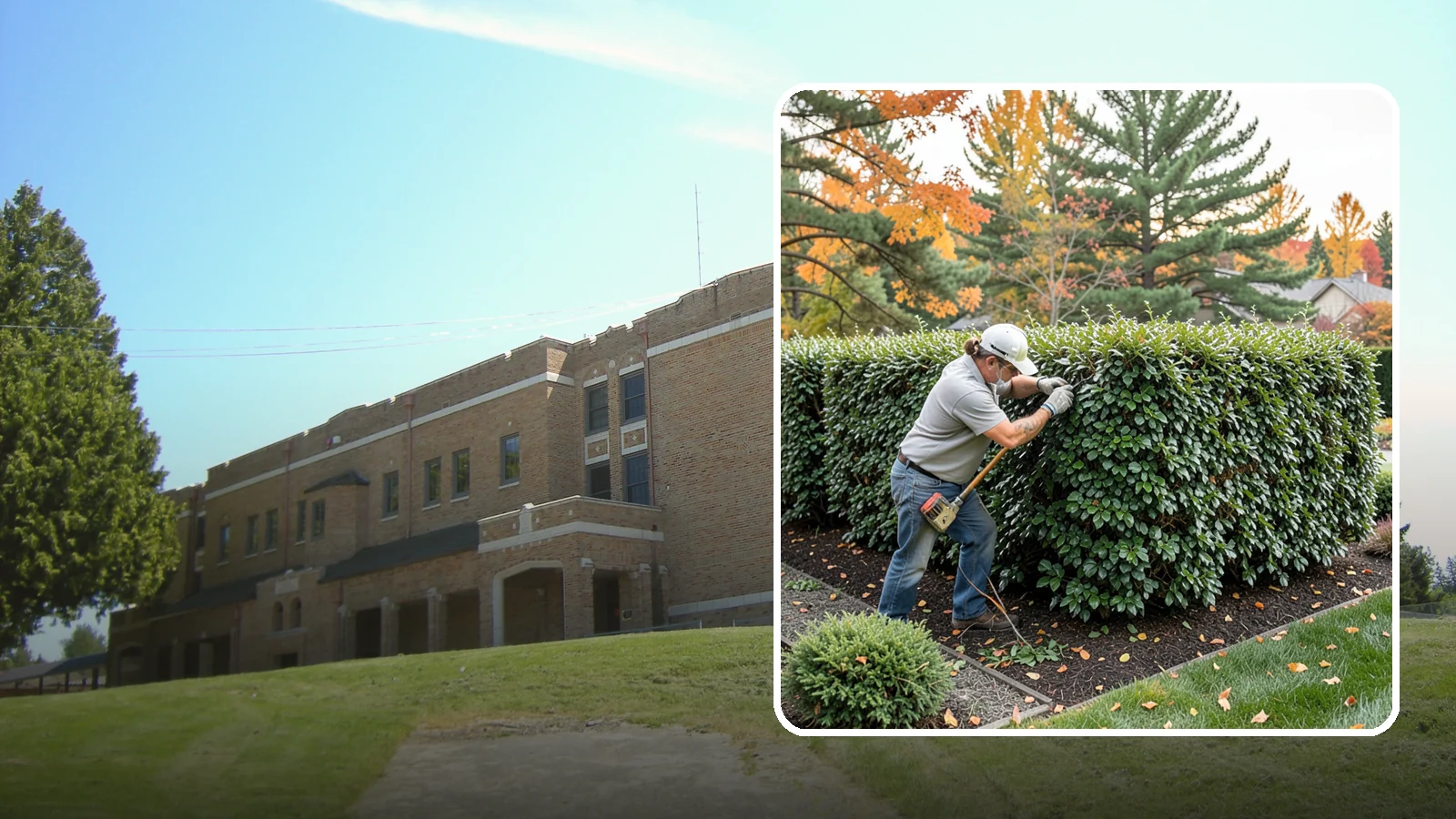 Holly Hedge Trimming in Maple Valley, King County, WA - Careful holly hedge trimming that shapes this dense, spiny evergreen into a secure, formal screen with glossy year-round foliage.
