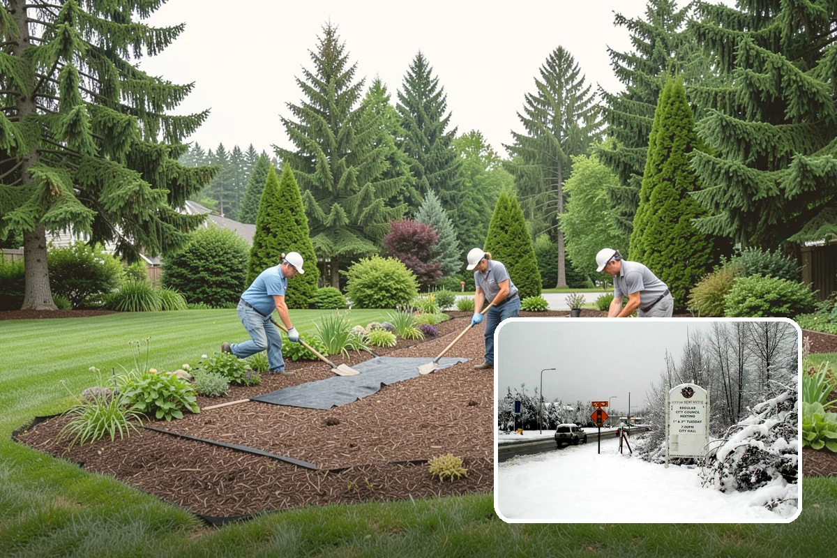 Holly Hedge Trimming in Newcastle, King County, WA - Creates a dense, secure spiny screen