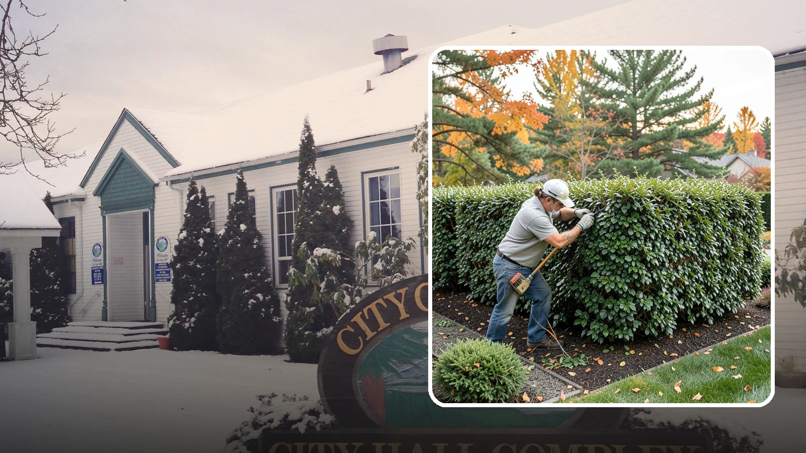 Holly Hedge Trimming in Pacific, King County, WA - Careful holly hedge trimming that shapes this dense, spiny evergreen into a secure, formal screen with glossy year-round foliage.
