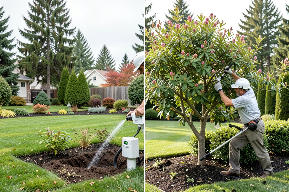 Holly Hedge Trimming in SeaTac, King County, WA - Assess density, berry set, and any dieback