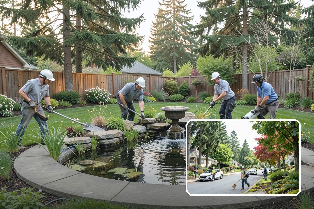 Hydrangea Pruning in Beaux Arts Village, King County, WA - Maximizes bloom count by pruning each type according to its bloom wood