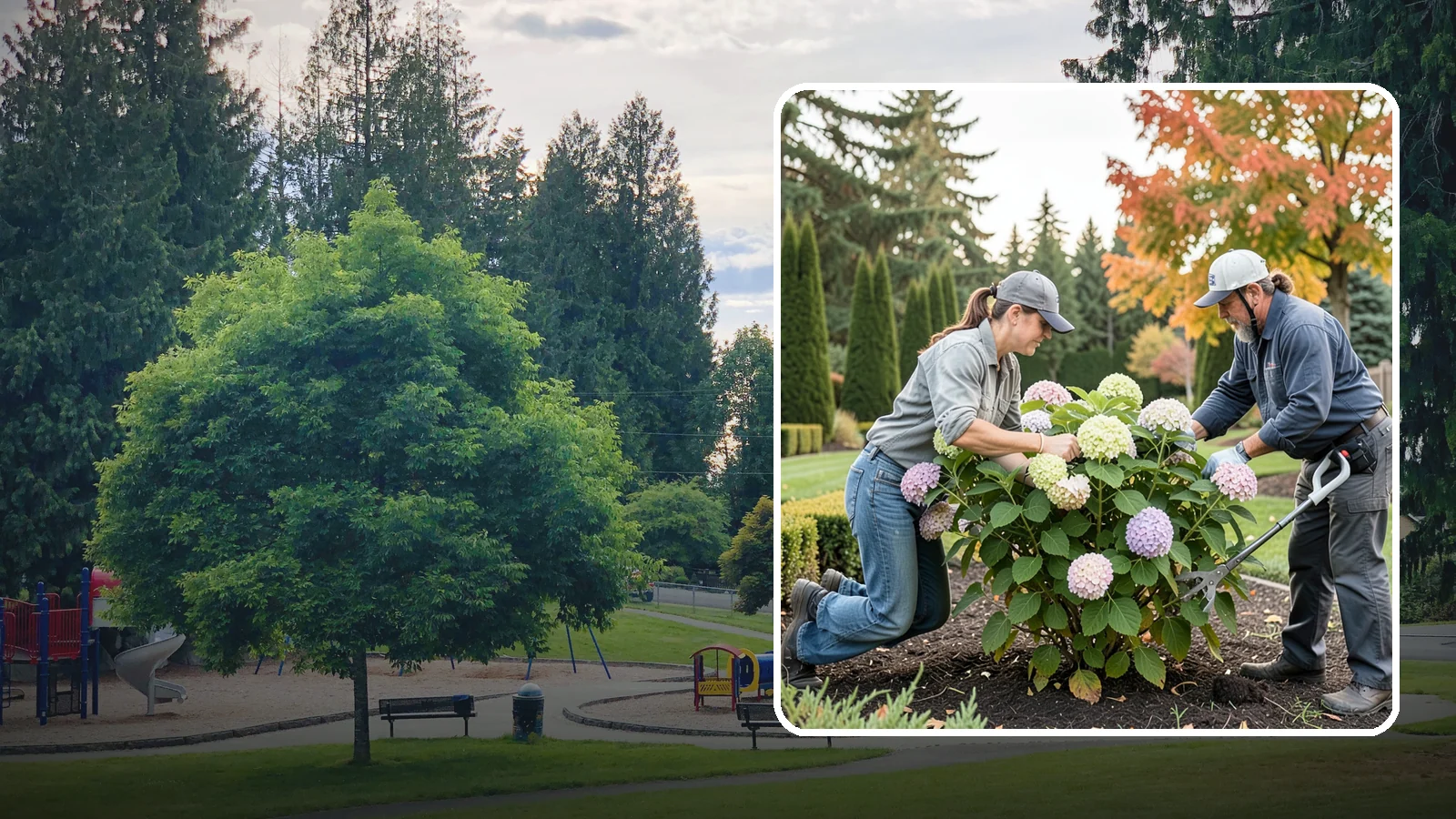Hydrangea Pruning in Bonney Lake, Pierce County, WA - Type-specific hydrangea pruning that matches each variety's bloom-wood habit to maximize flowering in the Northwest.
