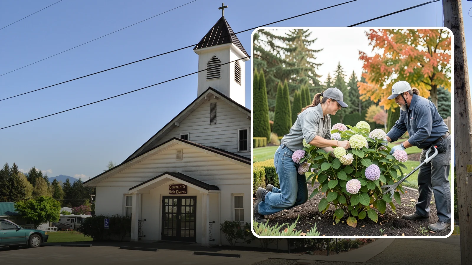 Hydrangea Pruning in Concrete, Skagit County, WA - Type-specific hydrangea pruning that matches each variety's bloom-wood habit to maximize flowering in the Northwest.
