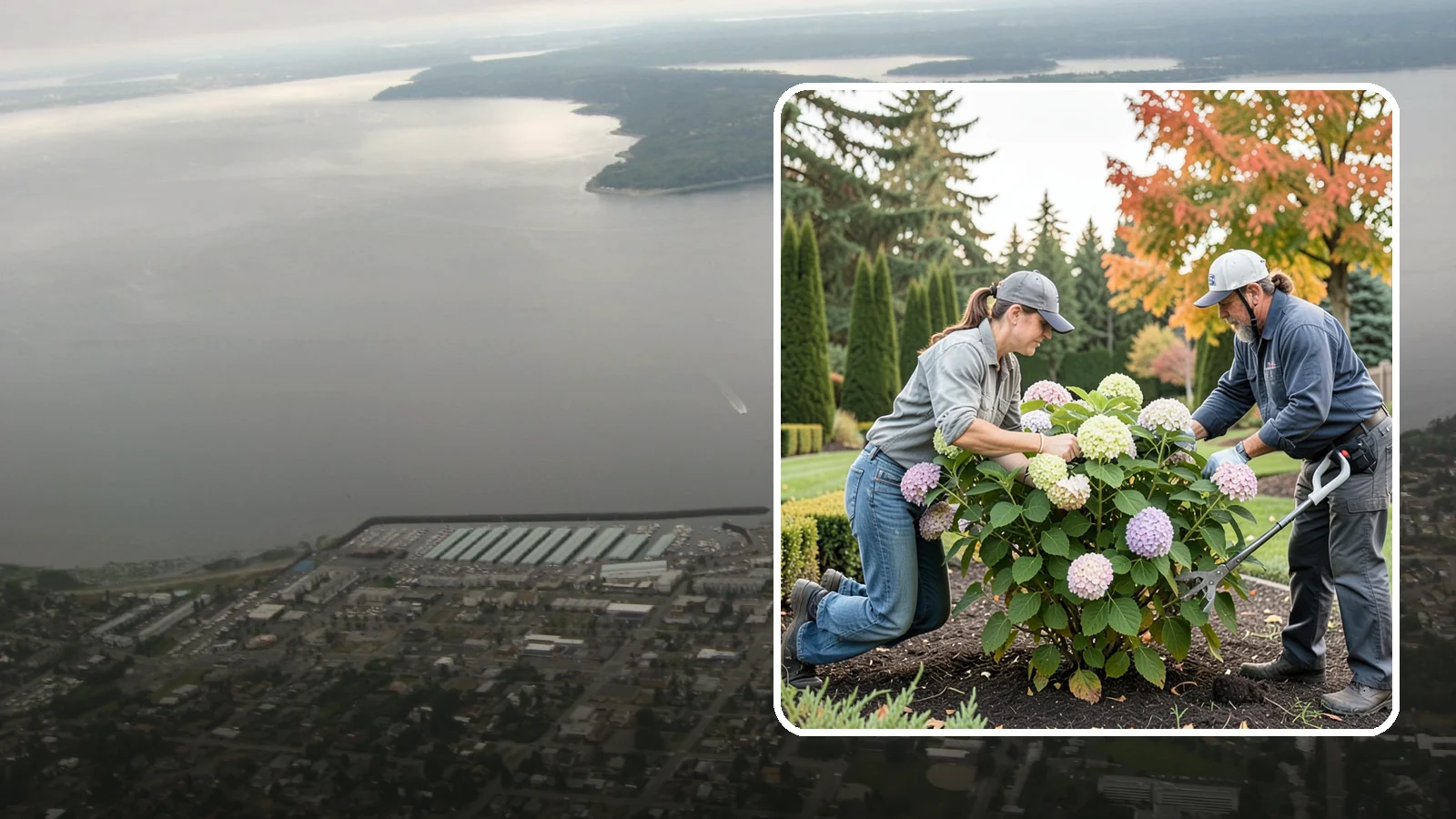 Hydrangea Pruning in Des Moines, King County, WA - Type-specific hydrangea pruning that matches each variety's bloom-wood habit to maximize flowering in the Northwest.