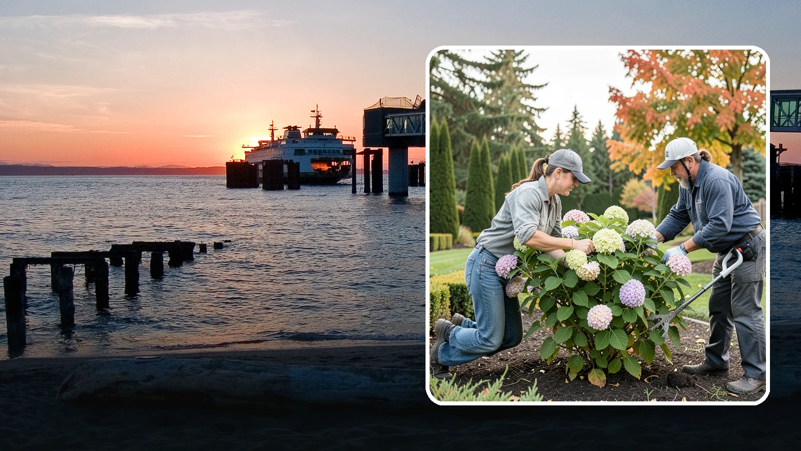 Hydrangea Pruning in Edmonds, Snohomish County, WA - Type-specific hydrangea pruning that matches each variety's bloom-wood habit to maximize flowering in the Northwest.