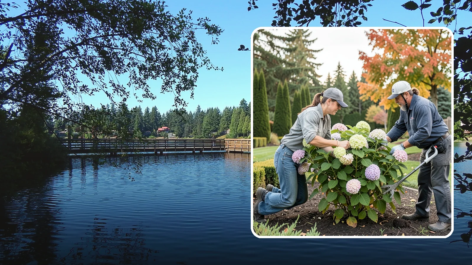 Hydrangea Pruning in Federal Way, King County, WA - Type-specific hydrangea pruning that matches each variety's bloom-wood habit to maximize flowering in the Northwest.