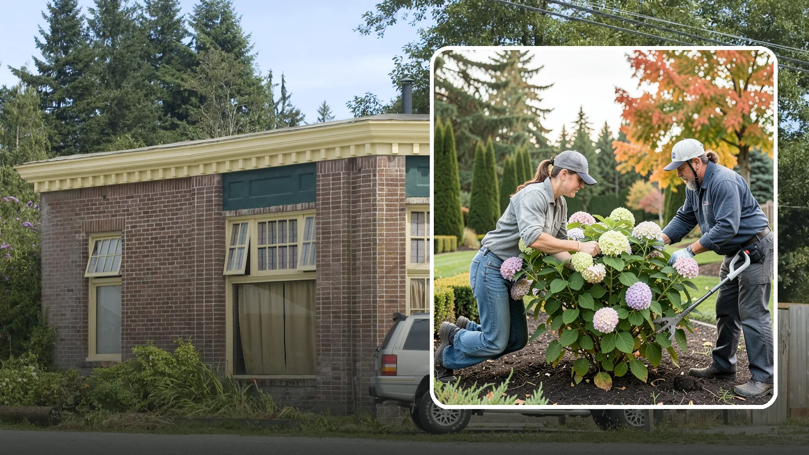 Hydrangea Pruning in Hamilton, Skagit County, WA - Type-specific hydrangea pruning that matches each variety's bloom-wood habit to maximize flowering in the Northwest.