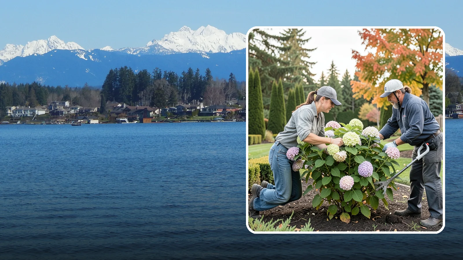 Hydrangea Pruning in Lake Stevens, Snohomish County, WA - Type-specific hydrangea pruning that matches each variety's bloom-wood habit to maximize flowering in the Northwest.