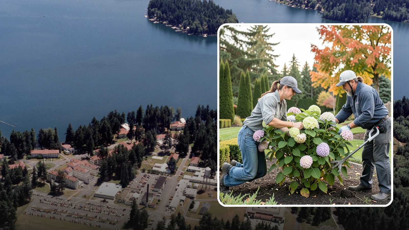 Hydrangea Pruning in Lakewood, Pierce County, WA - Type-specific hydrangea pruning that matches each variety's bloom-wood habit to maximize flowering in the Northwest.