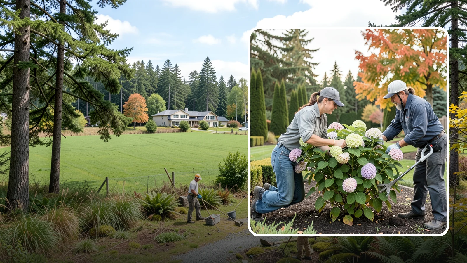 Hydrangea Pruning in Lyman, Skagit County, WA - Type-specific hydrangea pruning that matches each variety's bloom-wood habit to maximize flowering in the Northwest.
