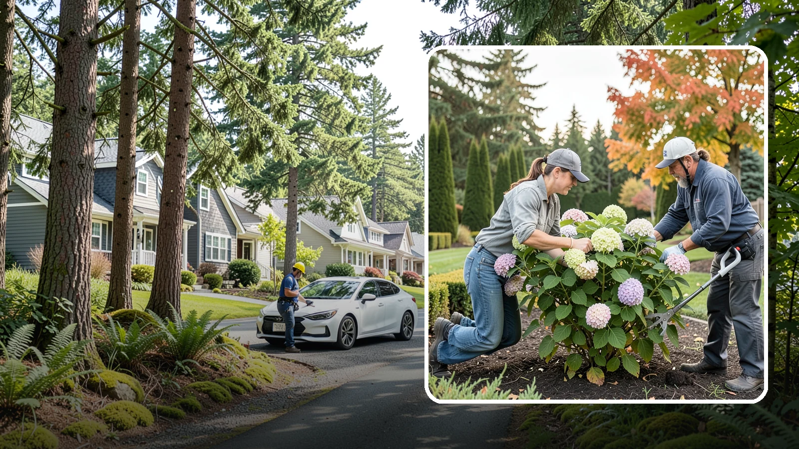 Hydrangea Pruning in Normandy Park, King County, WA - Type-specific hydrangea pruning that matches each variety's bloom-wood habit to maximize flowering in the Northwest.