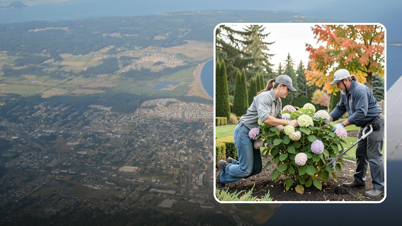 Hydrangea Pruning in Oak Harbor, Island County, WA - Type-specific hydrangea pruning that matches each variety's bloom-wood habit to maximize flowering in the Northwest.
