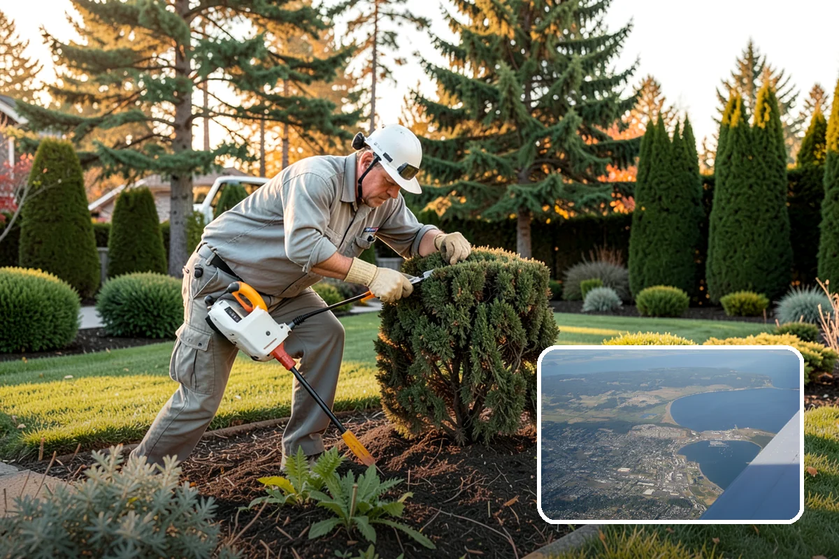 Hydrangea Pruning in Oak Harbor, Island County, WA - Maximizes bloom count by pruning each type according to its bloom wood