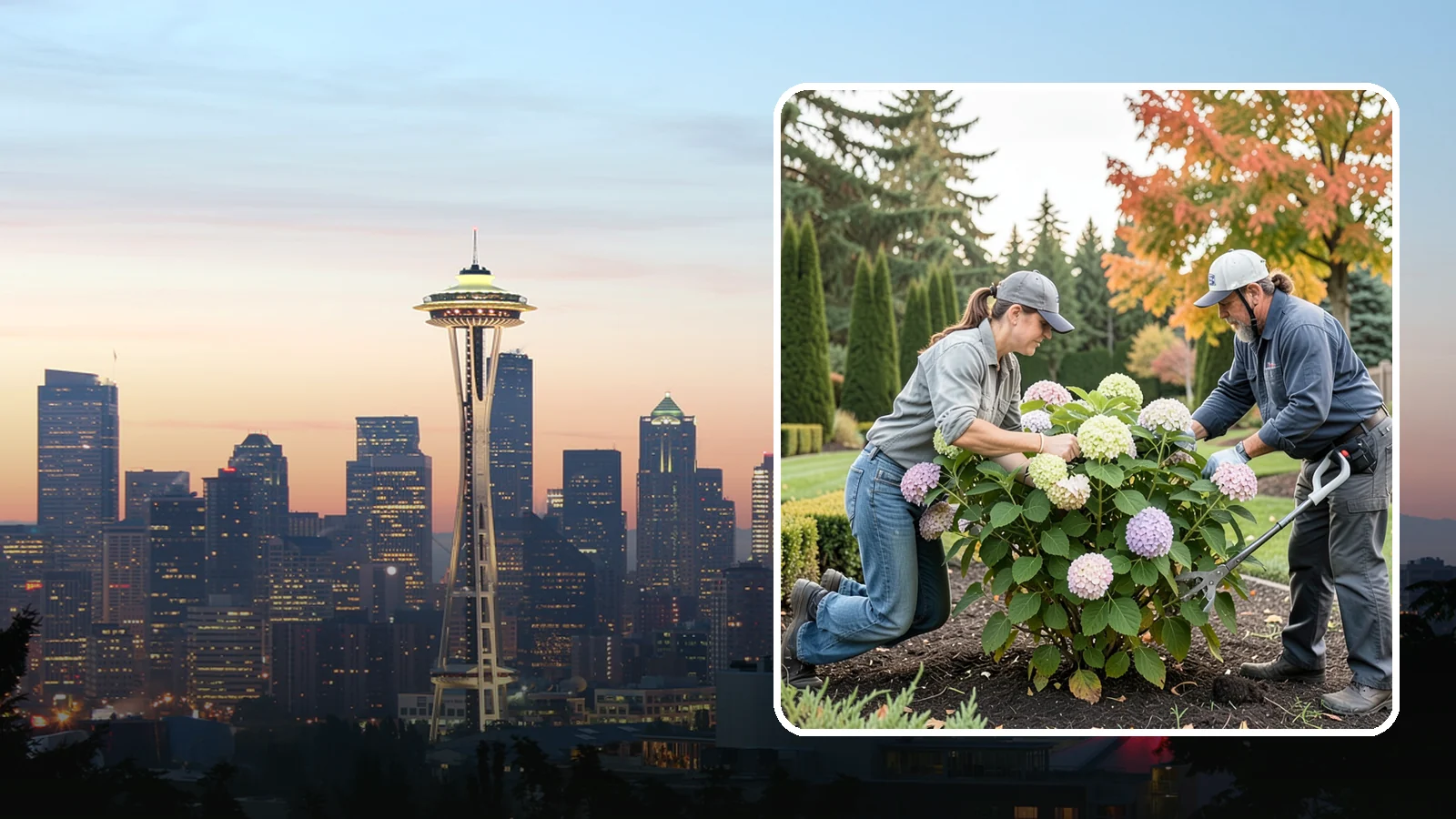 Hydrangea Pruning in Seattle, King County, WA - Type-specific hydrangea pruning that matches each variety's bloom-wood habit to maximize flowering in the Northwest.