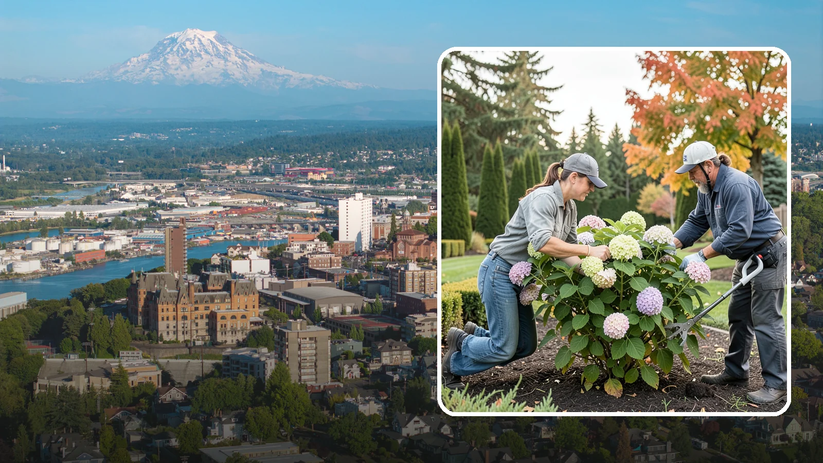 Hydrangea Pruning in Tacoma, Pierce County, WA - Type-specific hydrangea pruning that matches each variety's bloom-wood habit to maximize flowering in the Northwest.