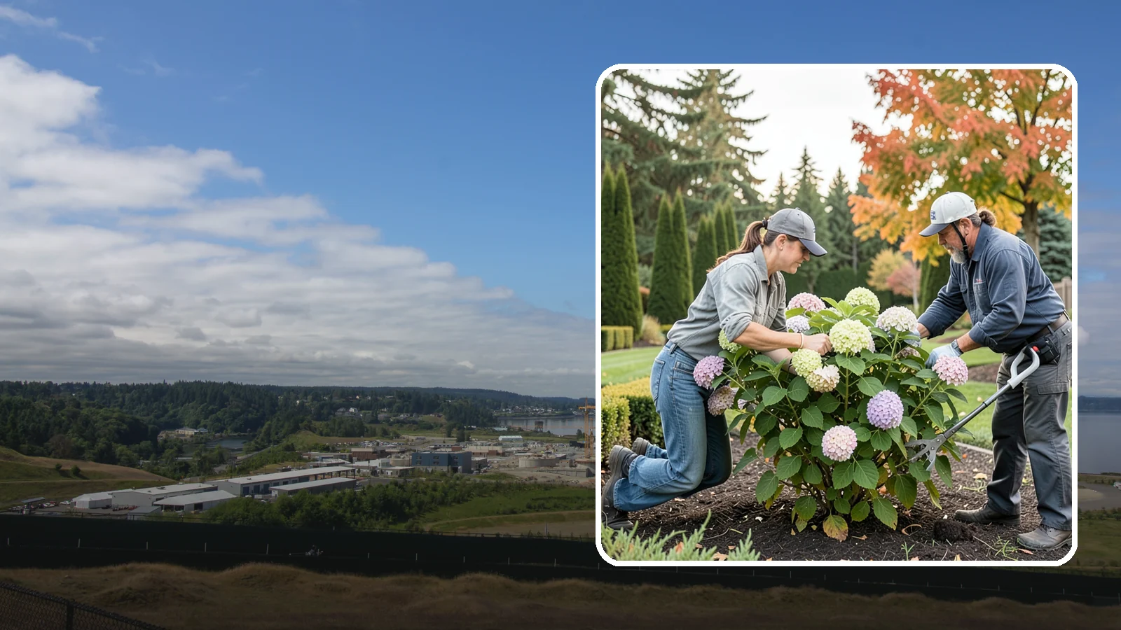 Hydrangea Pruning in University Place, Pierce County, WA - Type-specific hydrangea pruning that matches each variety's bloom-wood habit to maximize flowering in the Northwest.