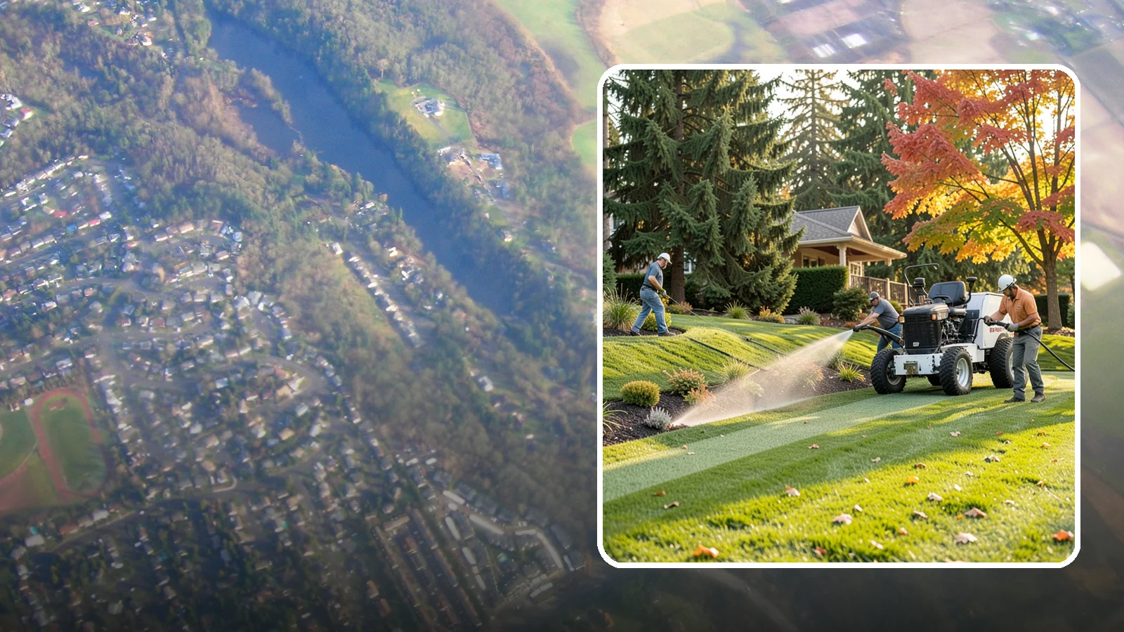 Hydroseeding in Algona, King County, WA - Fast, even lawn establishment using a sprayed slurry of seed, mulch, and nutrients - ideal for large areas and slopes.