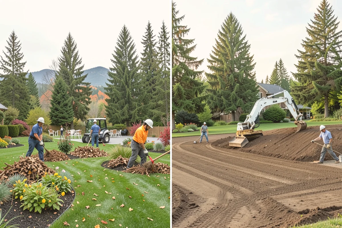 Hydroseeding in Algona, King County, WA - Clear and rough-grade the area