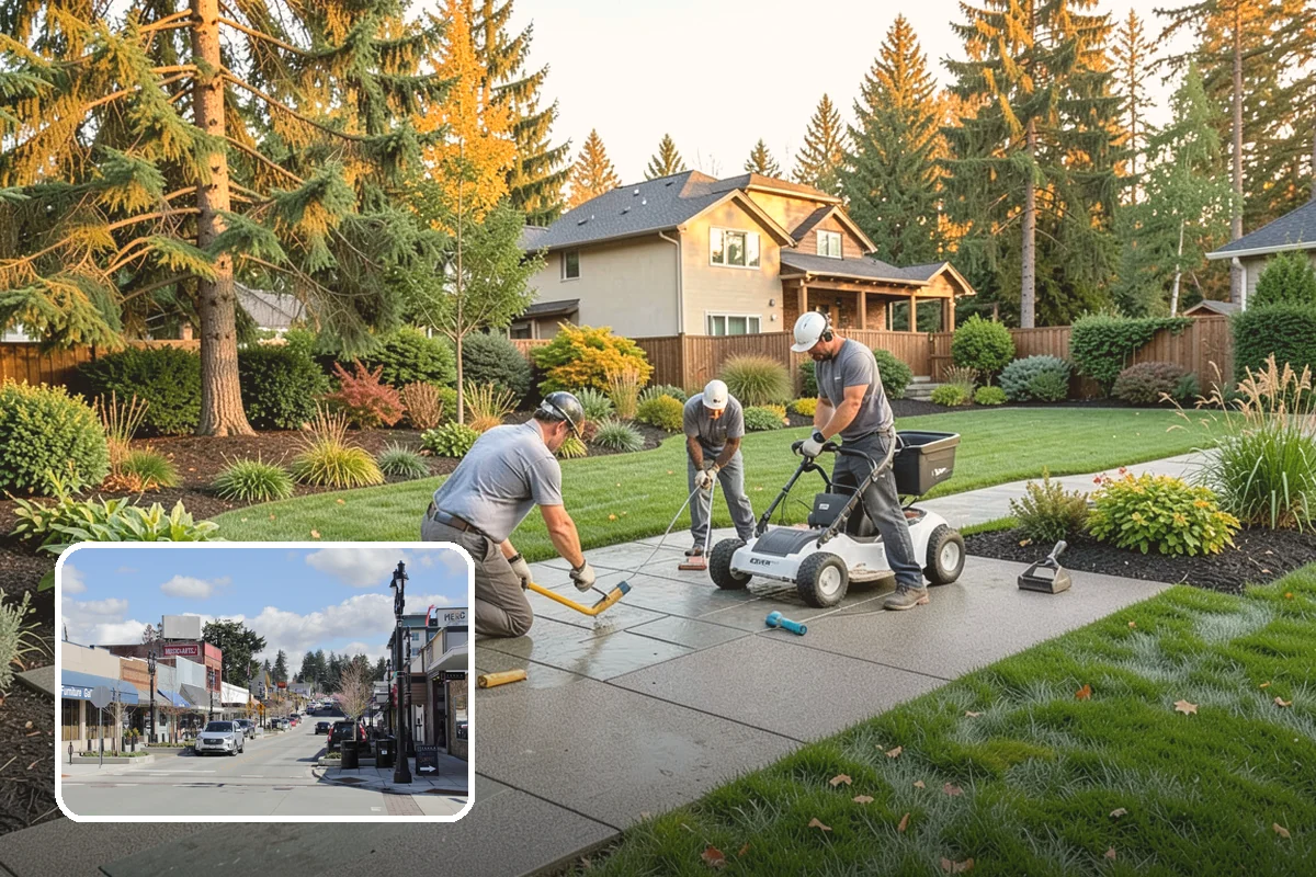 Hydroseeding in Bothell, King County, WA - Fast, uniform germination across large areas