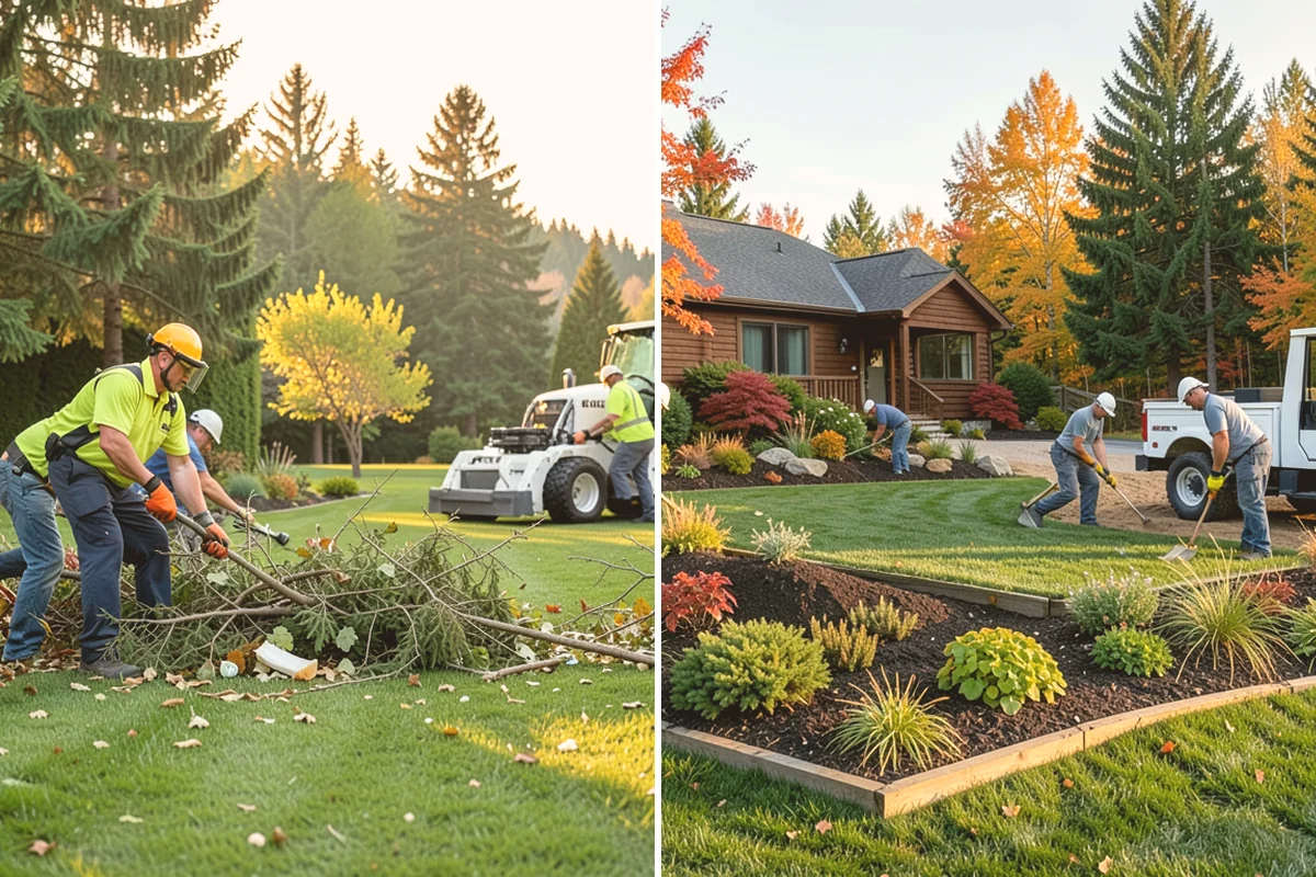 Hydroseeding in Bothell, King County, WA - Clear and rough-grade the area
