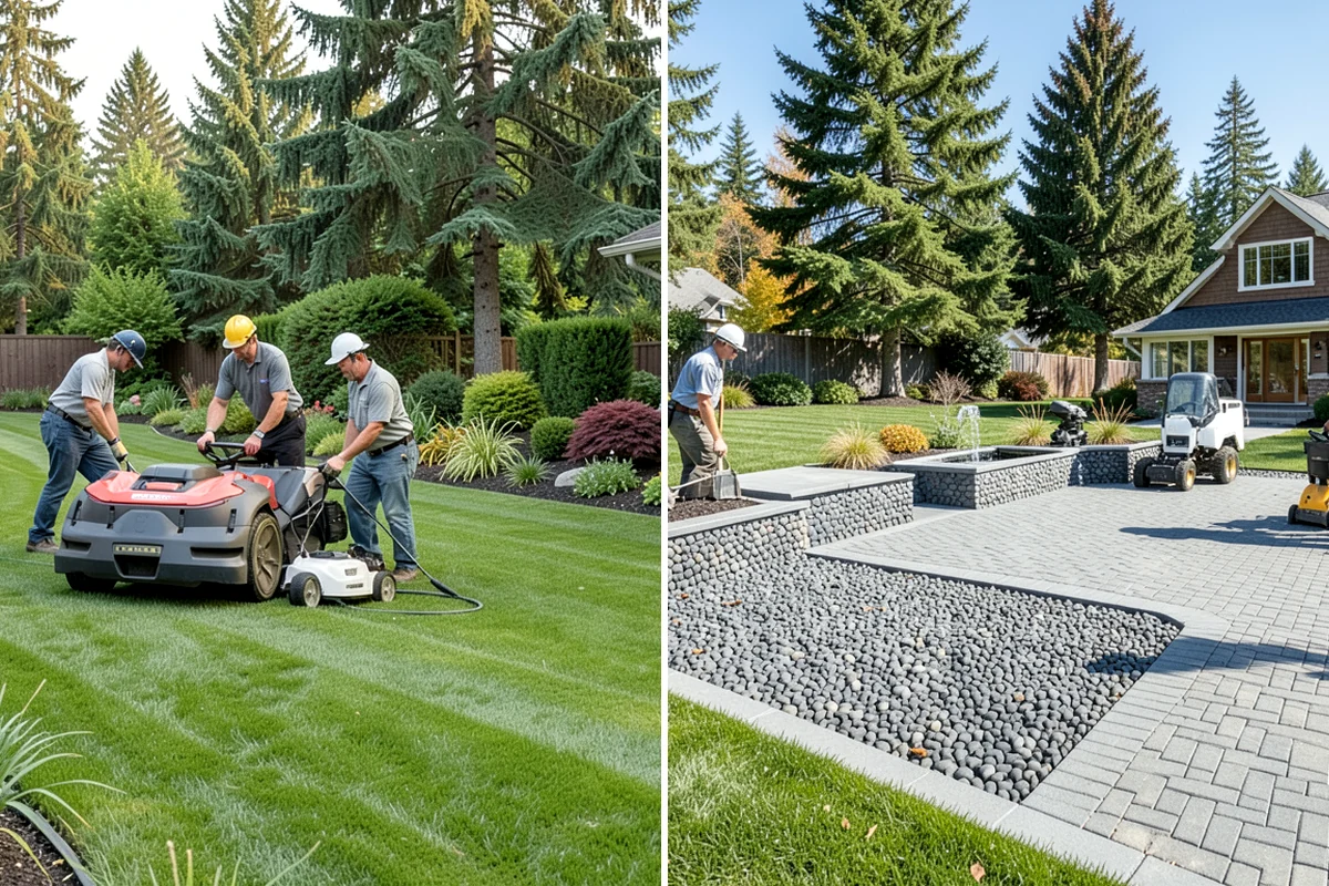 Hydroseeding in Concrete, Skagit County, WA - Clear and rough-grade the area