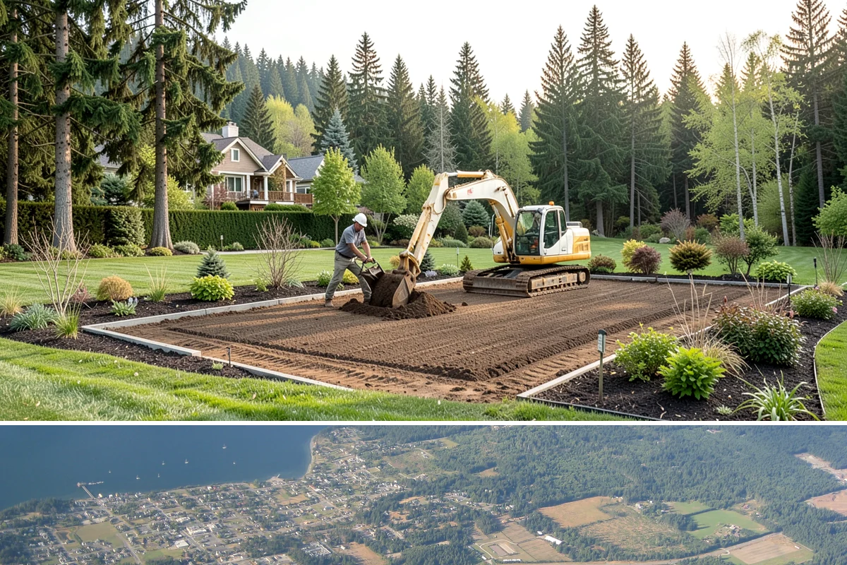 Hydroseeding in Coupeville, Island County, WA - Best applied in spring or early fall when temperatures and moisture support quick germination