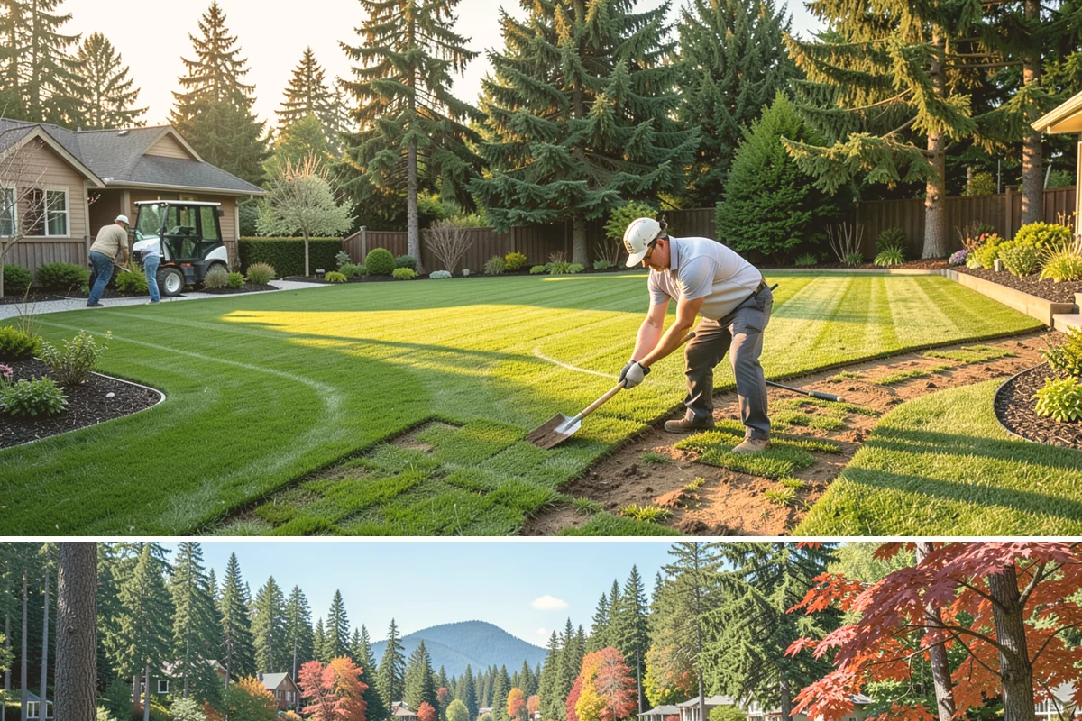 Hydroseeding in Covington, King County, WA - Best applied in spring or early fall when temperatures and moisture support quick germination