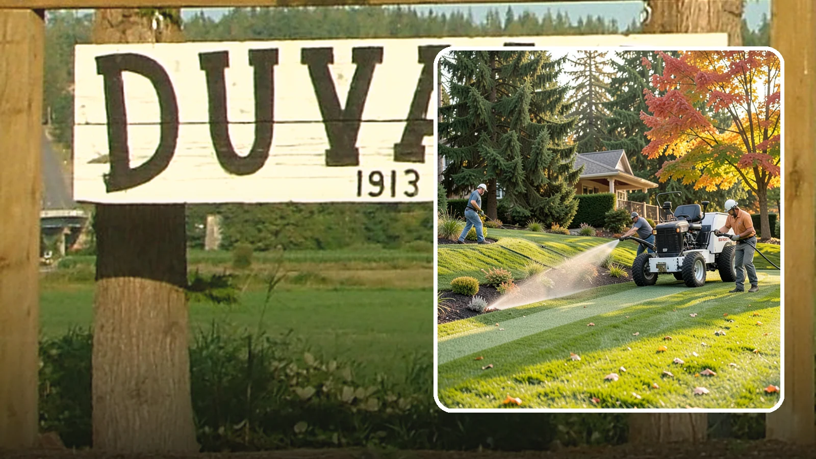 Hydroseeding in Duvall, King County, WA - Fast, even lawn establishment using a sprayed slurry of seed, mulch, and nutrients - ideal for large areas and slopes.