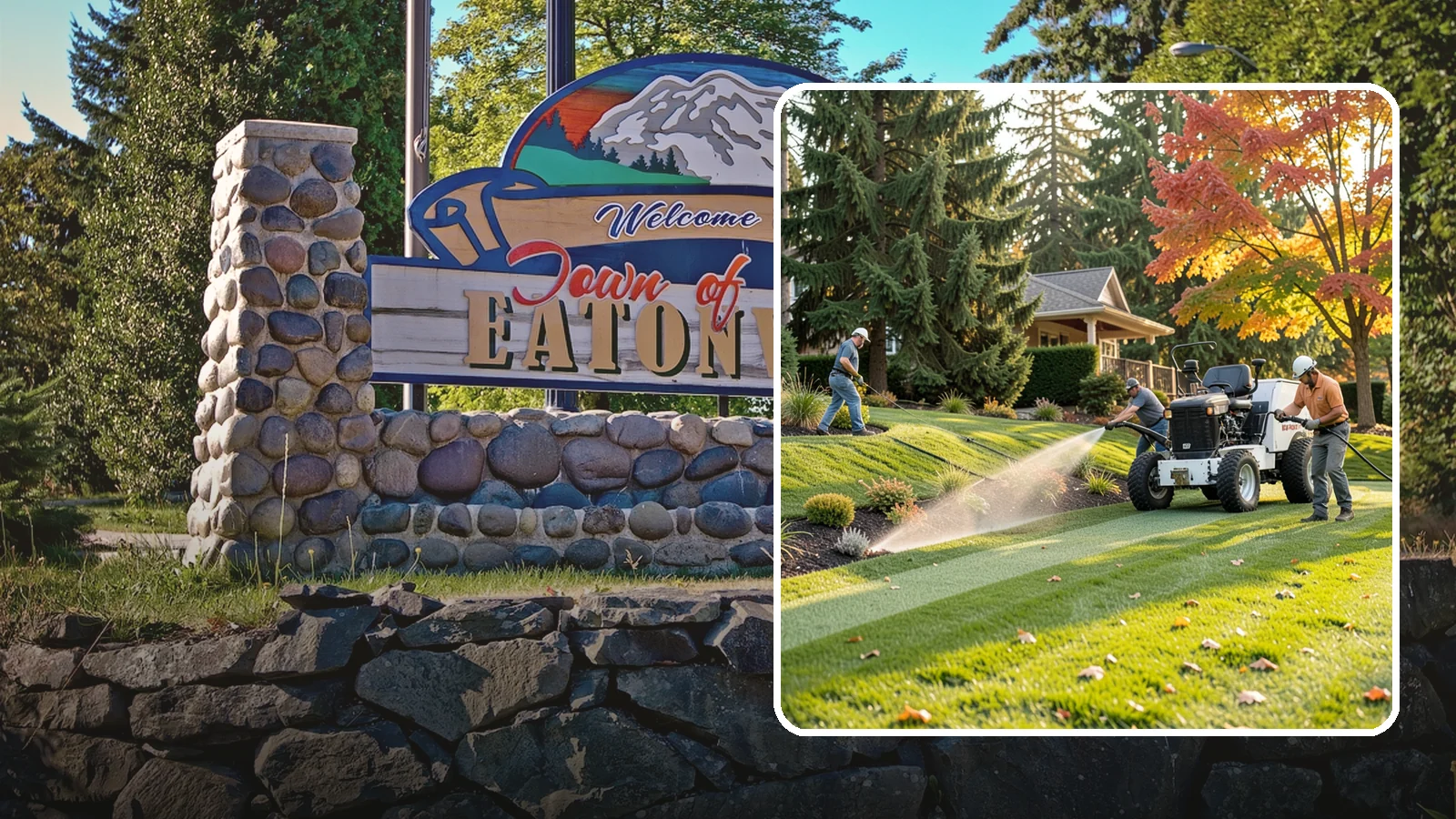 Hydroseeding in Eatonville, Pierce County, WA - Fast, even lawn establishment using a sprayed slurry of seed, mulch, and nutrients - ideal for large areas and slopes.