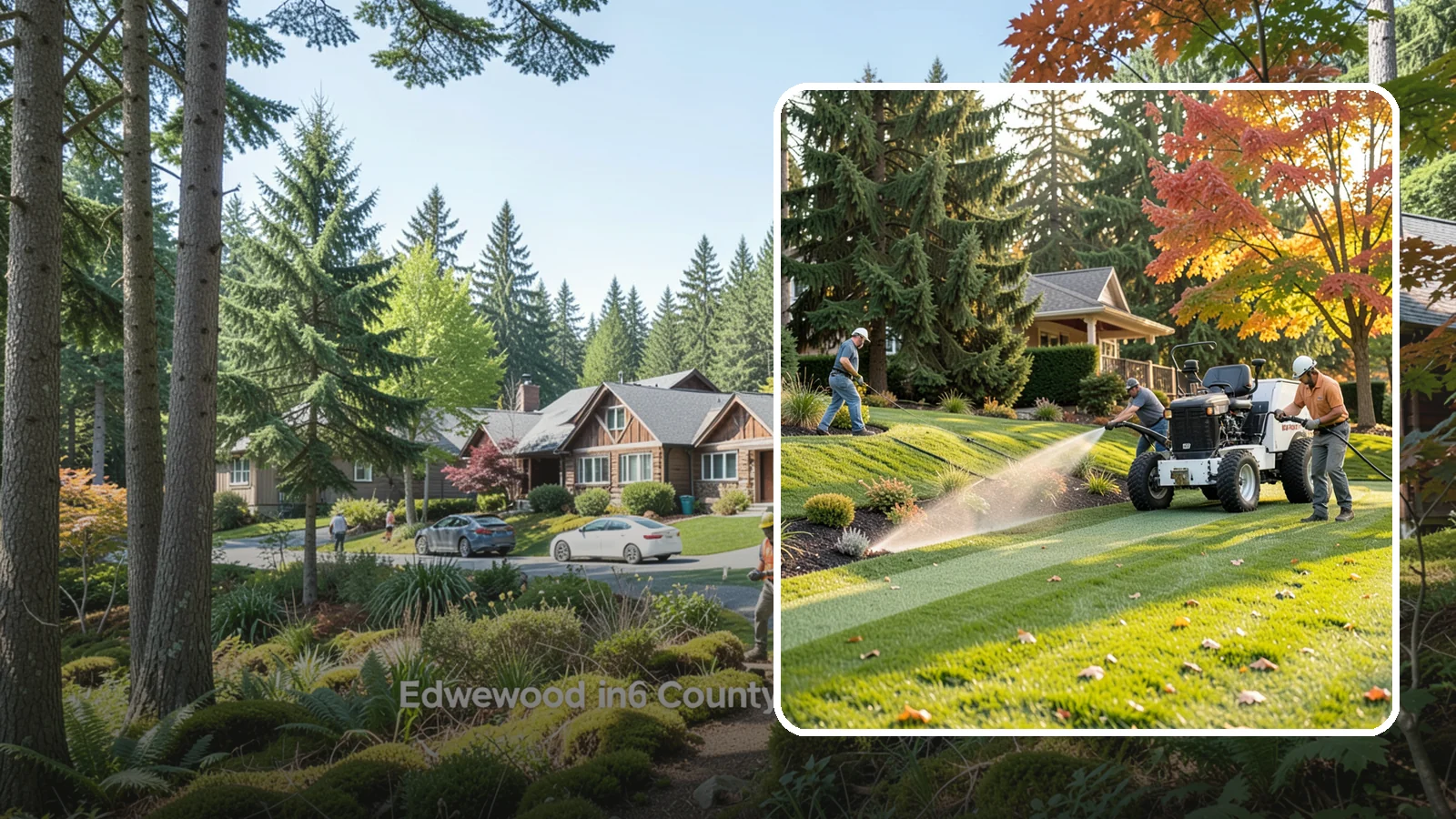 Hydroseeding in Edgewood, Pierce County, WA - Fast, even lawn establishment using a sprayed slurry of seed, mulch, and nutrients - ideal for large areas and slopes.