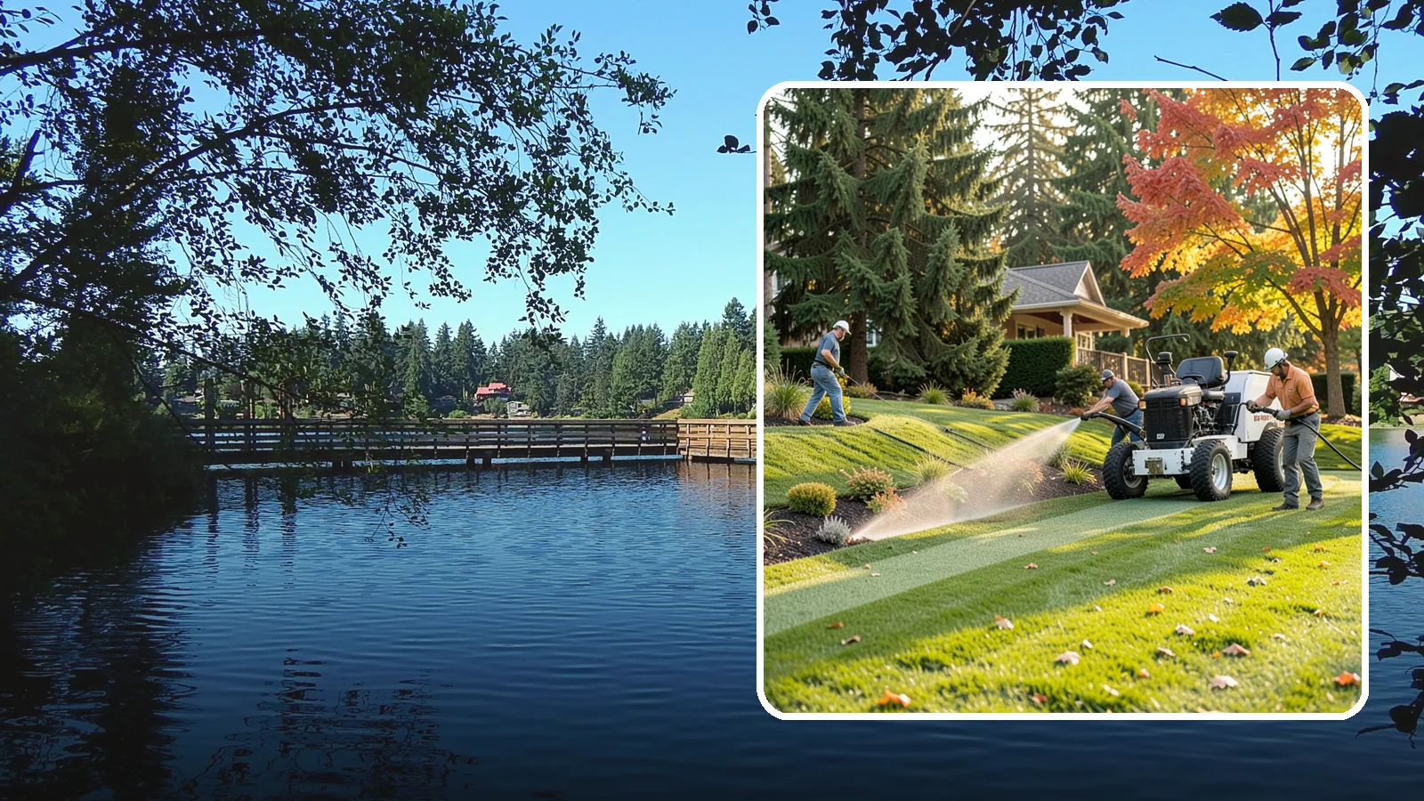 Hydroseeding in Federal Way, King County, WA - Fast, even lawn establishment using a sprayed slurry of seed, mulch, and nutrients - ideal for large areas and slopes.