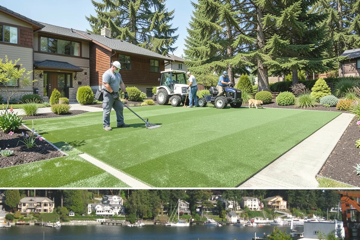 Hydroseeding in Gig Harbor, Pierce County, WA - Best applied in spring or early fall when temperatures and moisture support quick germination