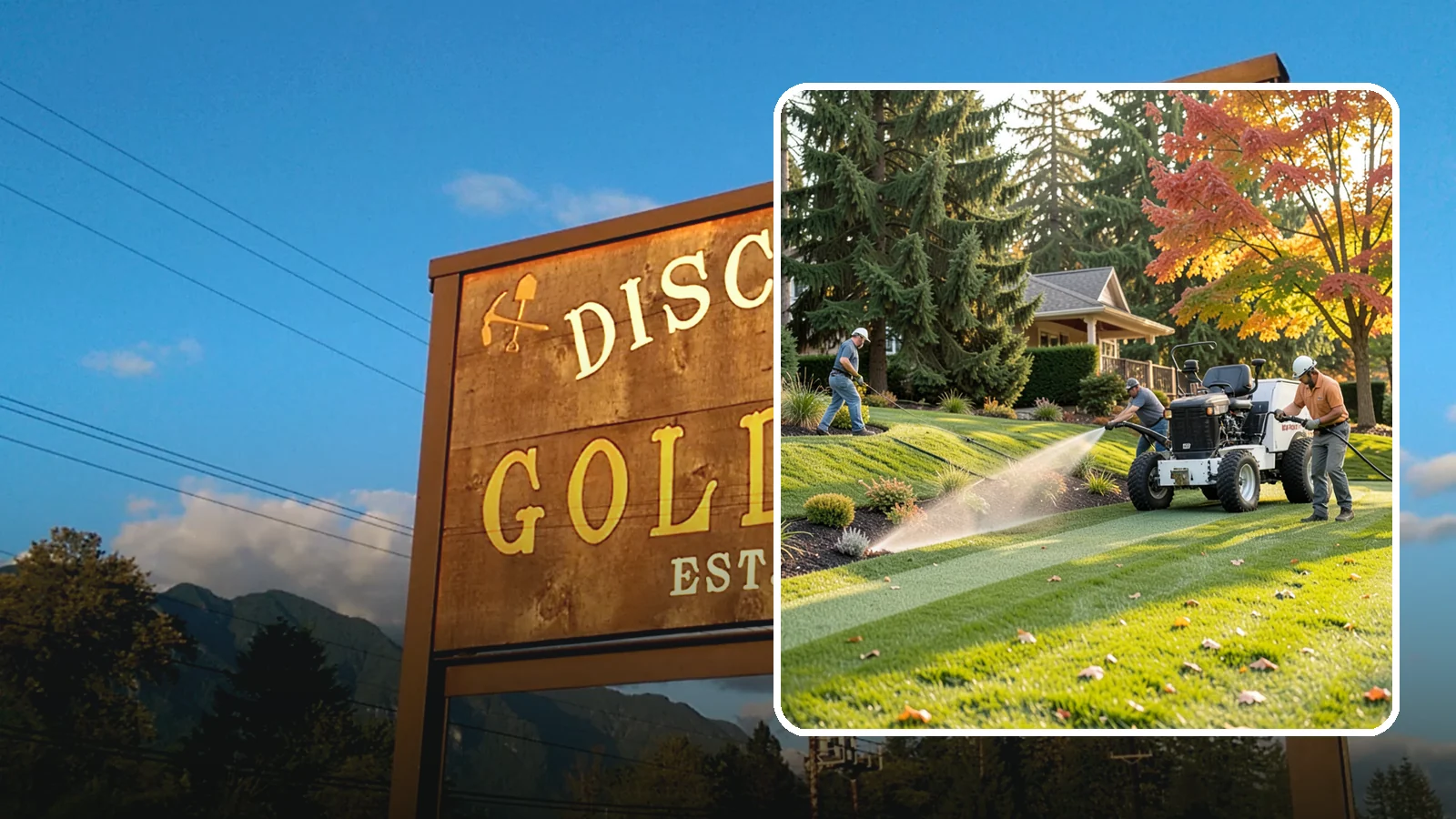 Hydroseeding in Gold Bar, Snohomish County, WA - Fast, even lawn establishment using a sprayed slurry of seed, mulch, and nutrients - ideal for large areas and slopes.