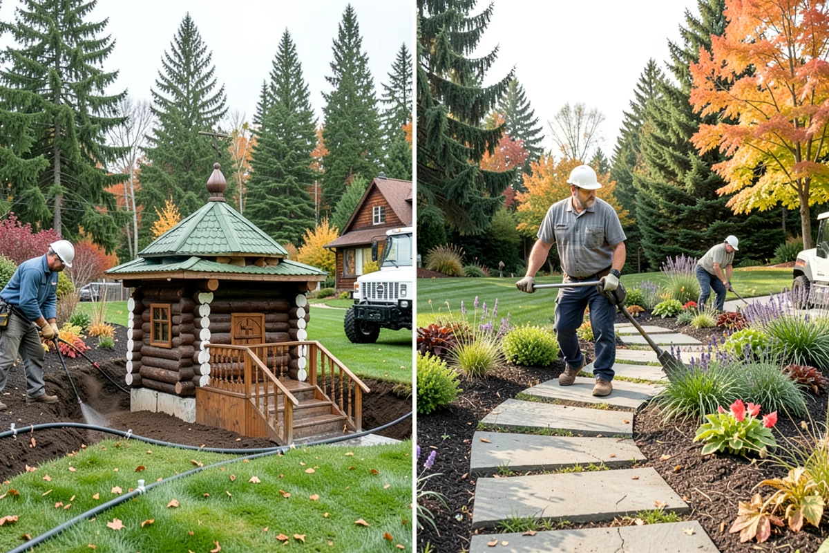 Hydroseeding in Maple Valley, King County, WA - Clear and rough-grade the area