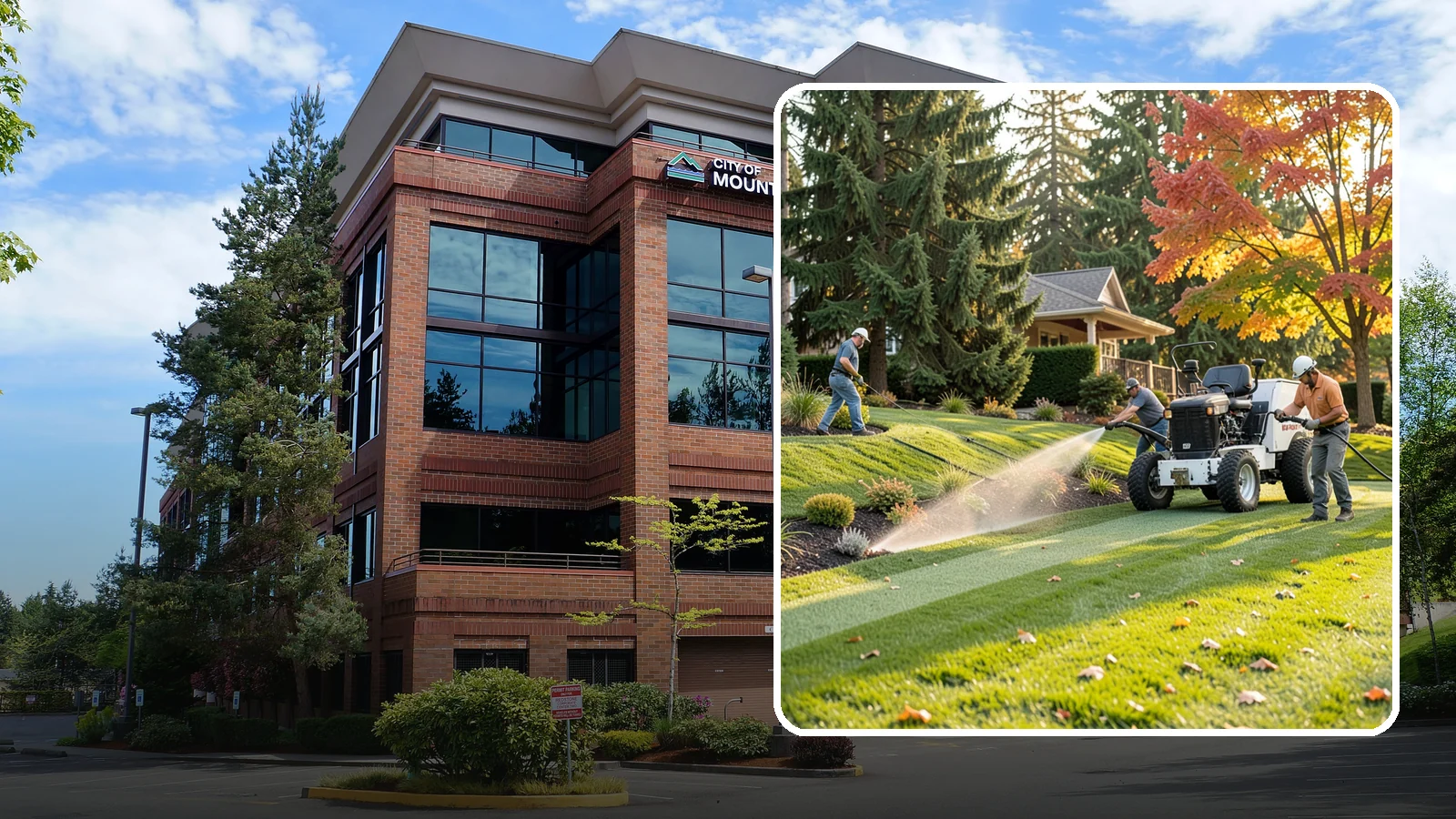 Hydroseeding in Mountlake Terrace, Snohomish County, WA - Fast, even lawn establishment using a sprayed slurry of seed, mulch, and nutrients - ideal for large areas and slopes.