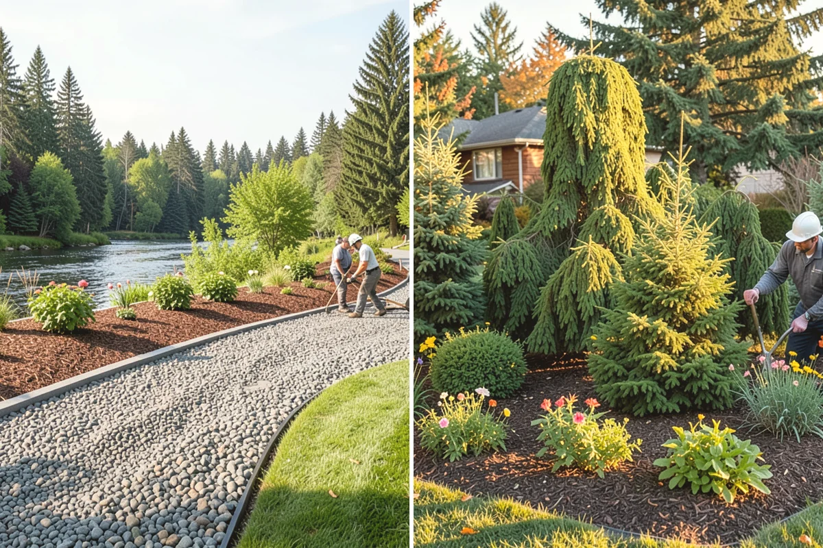 Hydroseeding in Mukilteo, Snohomish County, WA - Clear and rough-grade the area