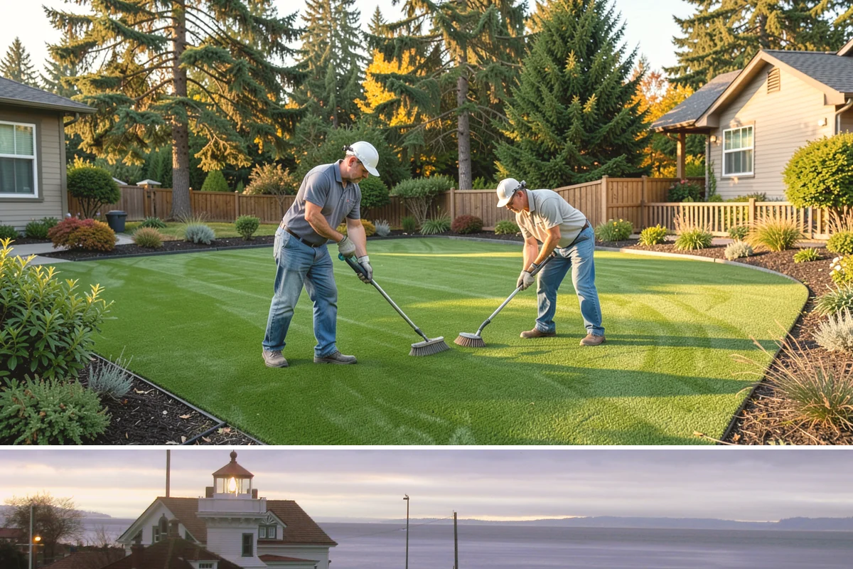 Hydroseeding in Mukilteo, Snohomish County, WA - Best applied in spring or early fall when temperatures and moisture support quick germination