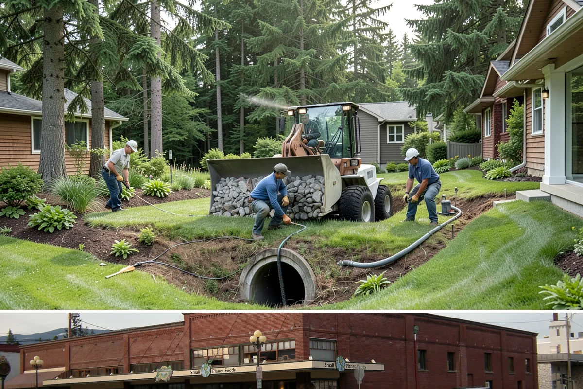 Hydroseeding in Sedro-Woolley, Skagit County, WA - Best applied in spring or early fall when temperatures and moisture support quick germination