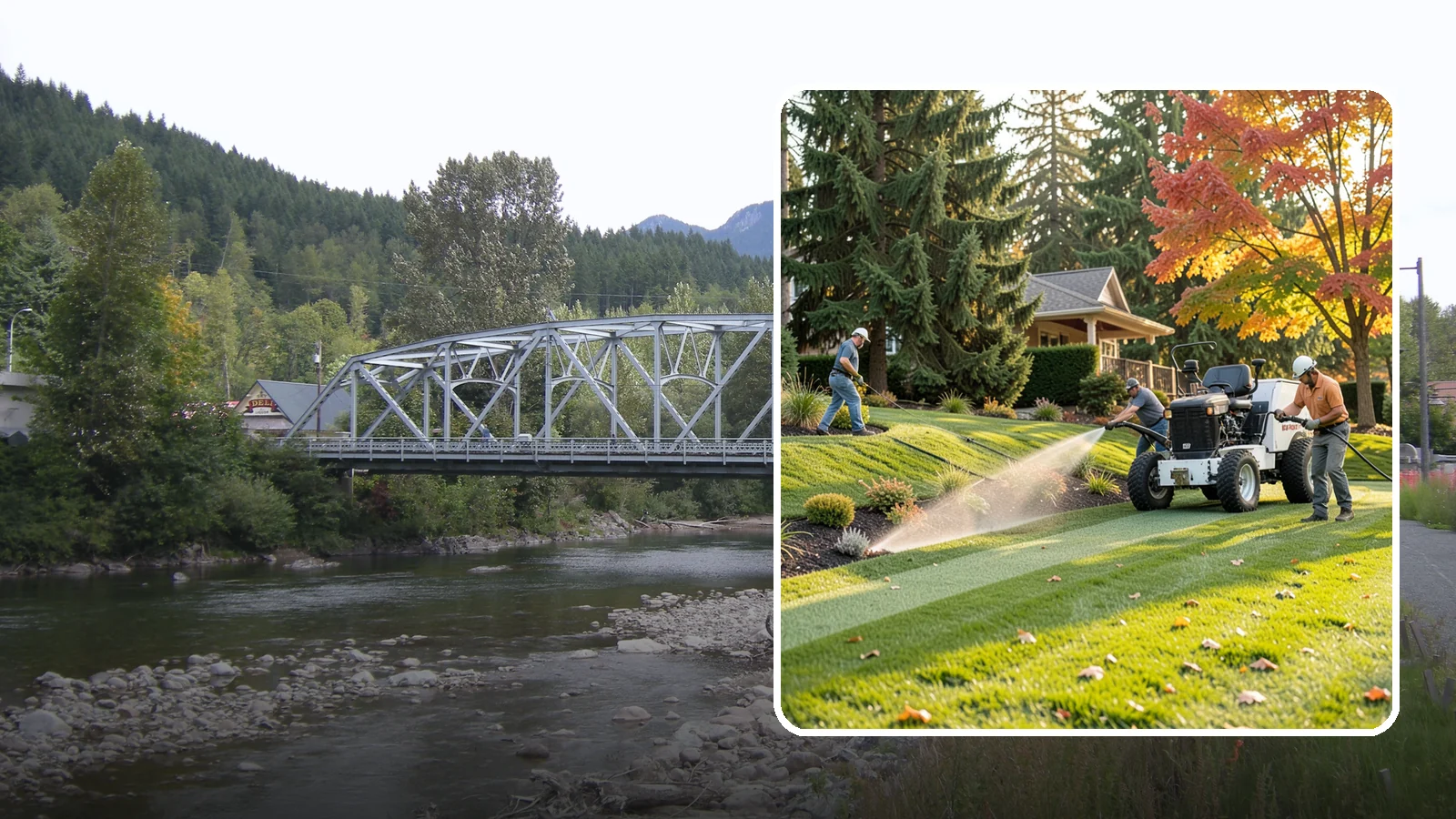 Hydroseeding in Skykomish, King County, WA - Fast, even lawn establishment using a sprayed slurry of seed, mulch, and nutrients - ideal for large areas and slopes.