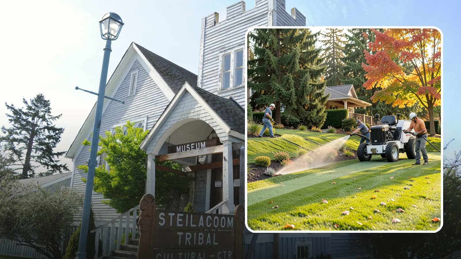 Hydroseeding in Steilacoom, Pierce County, WA - Fast, even lawn establishment using a sprayed slurry of seed, mulch, and nutrients - ideal for large areas and slopes.
