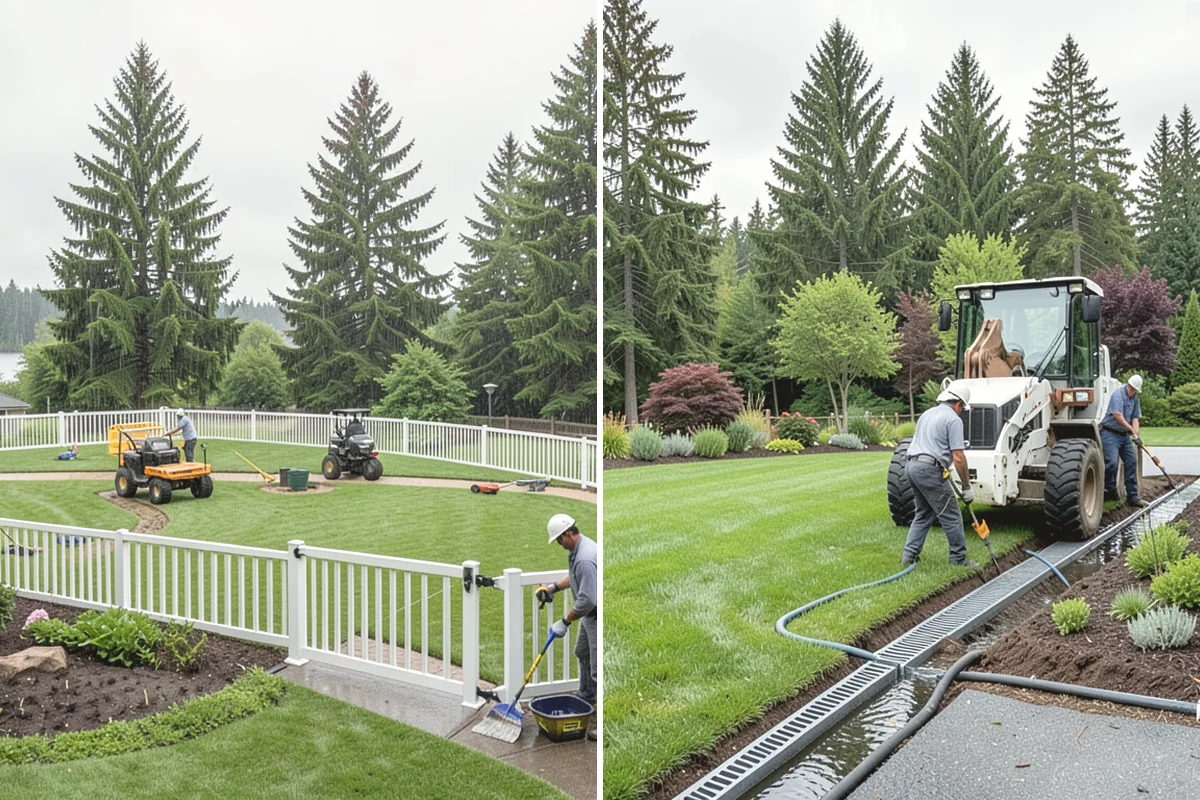 Hydroseeding in Tukwila, King County, WA - Clear and rough-grade the area