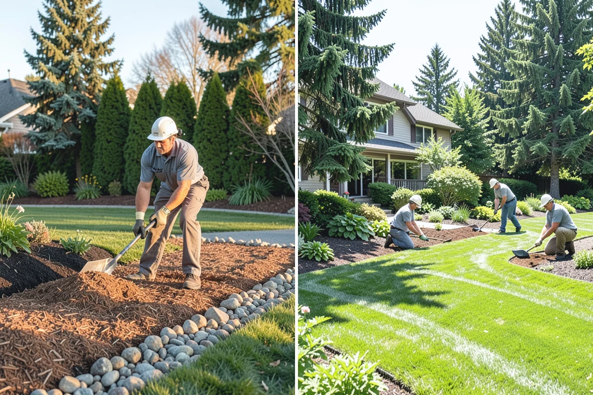 Hydroseeding in Woodinville, King County, WA - Clear and rough-grade the area