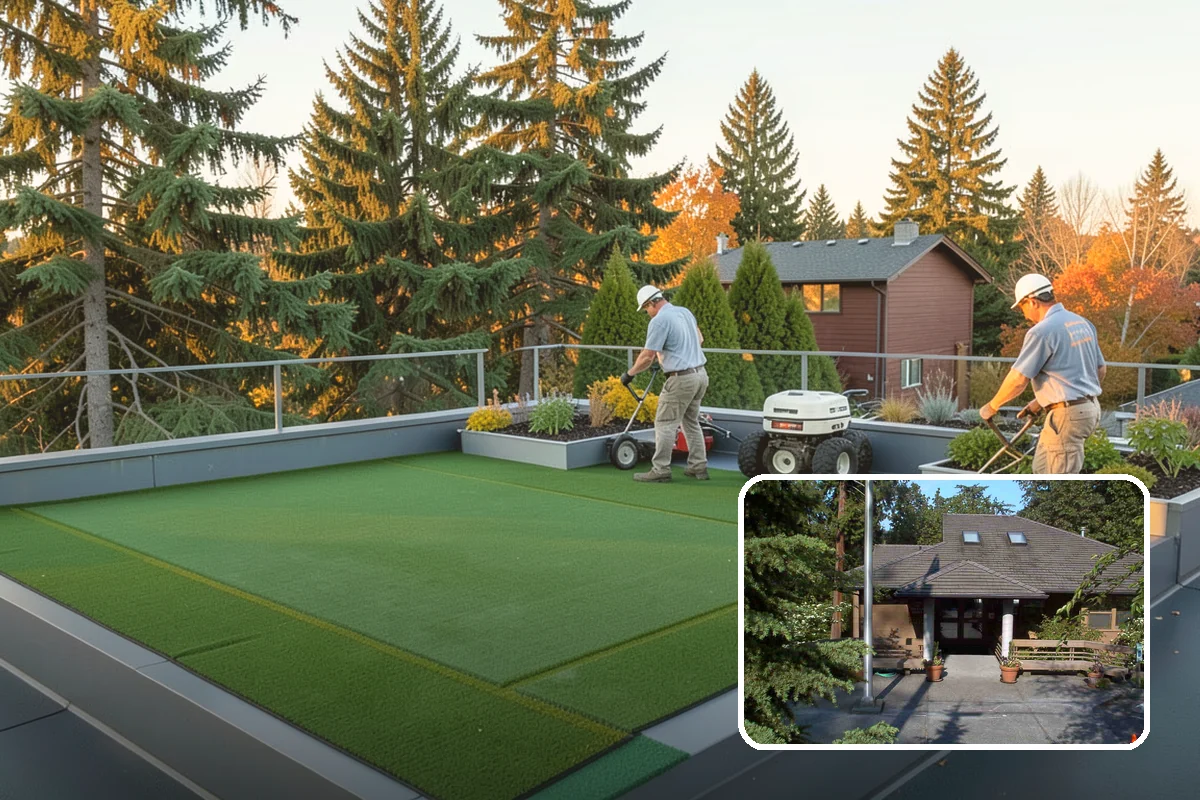 Hydroseeding in Yarrow Point, King County, WA - Fast, uniform germination across large areas