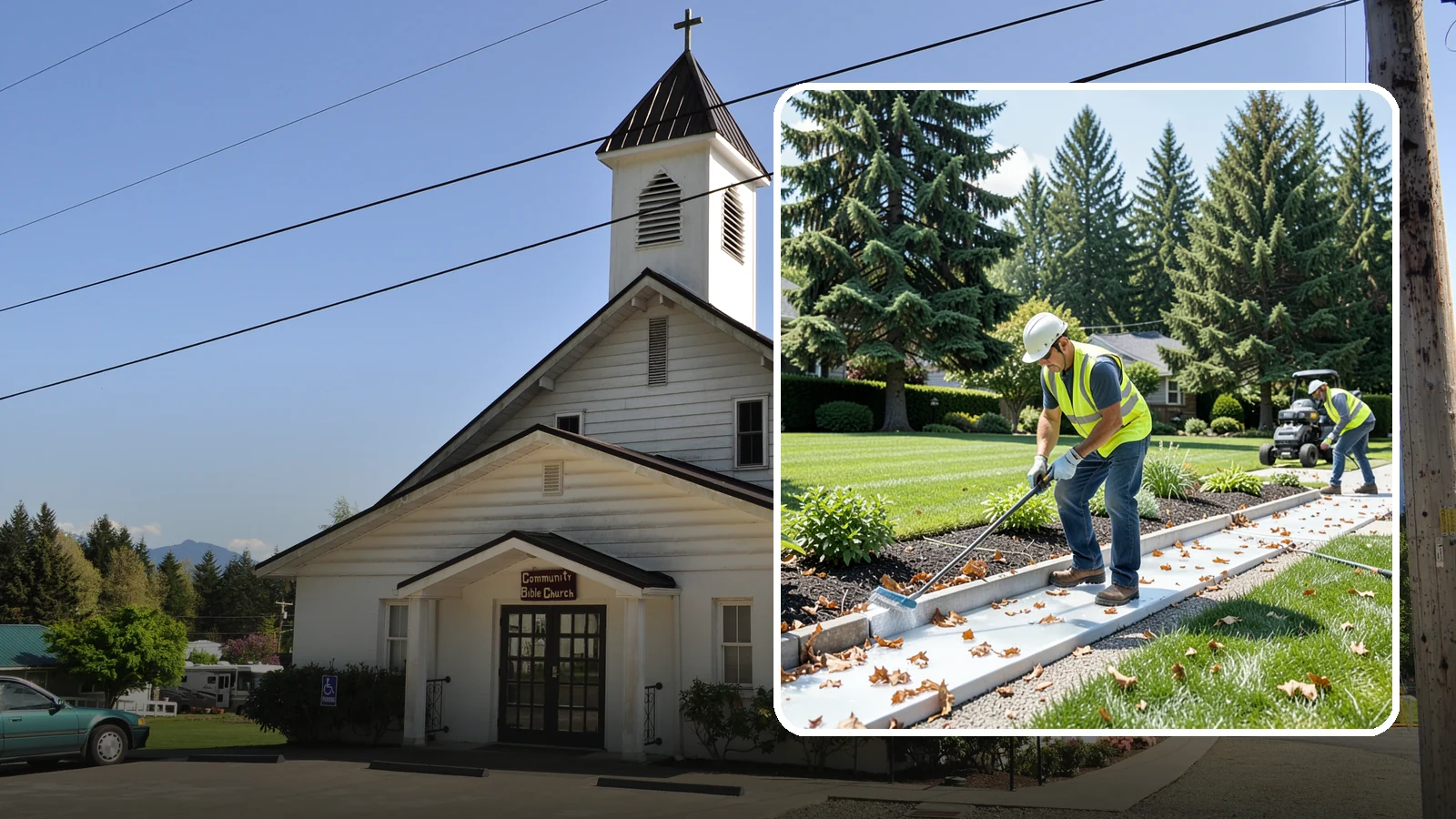 Ice Management in Concrete, Skagit County, WA - We treat and prevent ice buildup on walkways, steps, and drives to keep your Western Washington property safe through freeze-thaw...
