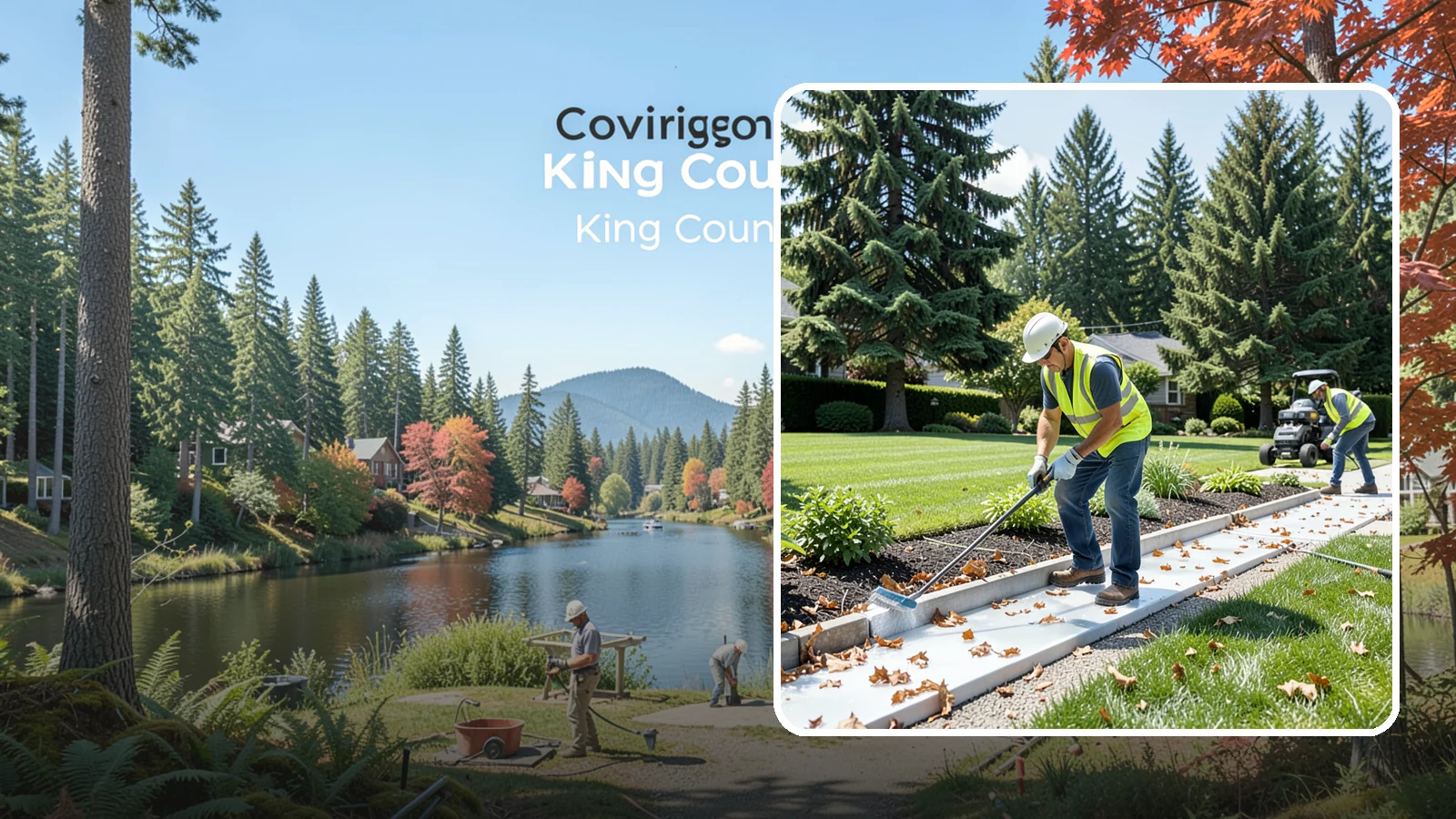 Ice Management in Covington, King County, WA - We treat and prevent ice buildup on walkways, steps, and drives to keep your Western Washington property safe through freeze-thaw...