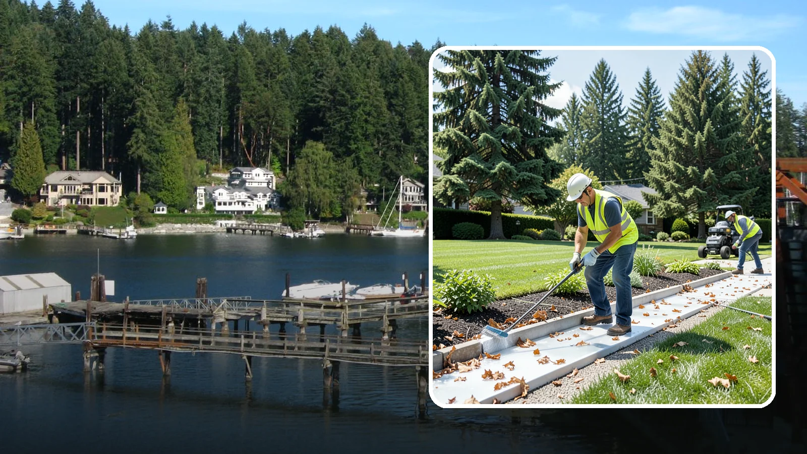Ice Management in Gig Harbor, Pierce County, WA - We treat and prevent ice buildup on walkways, steps, and drives to keep your Western Washington property safe through freeze-thaw...