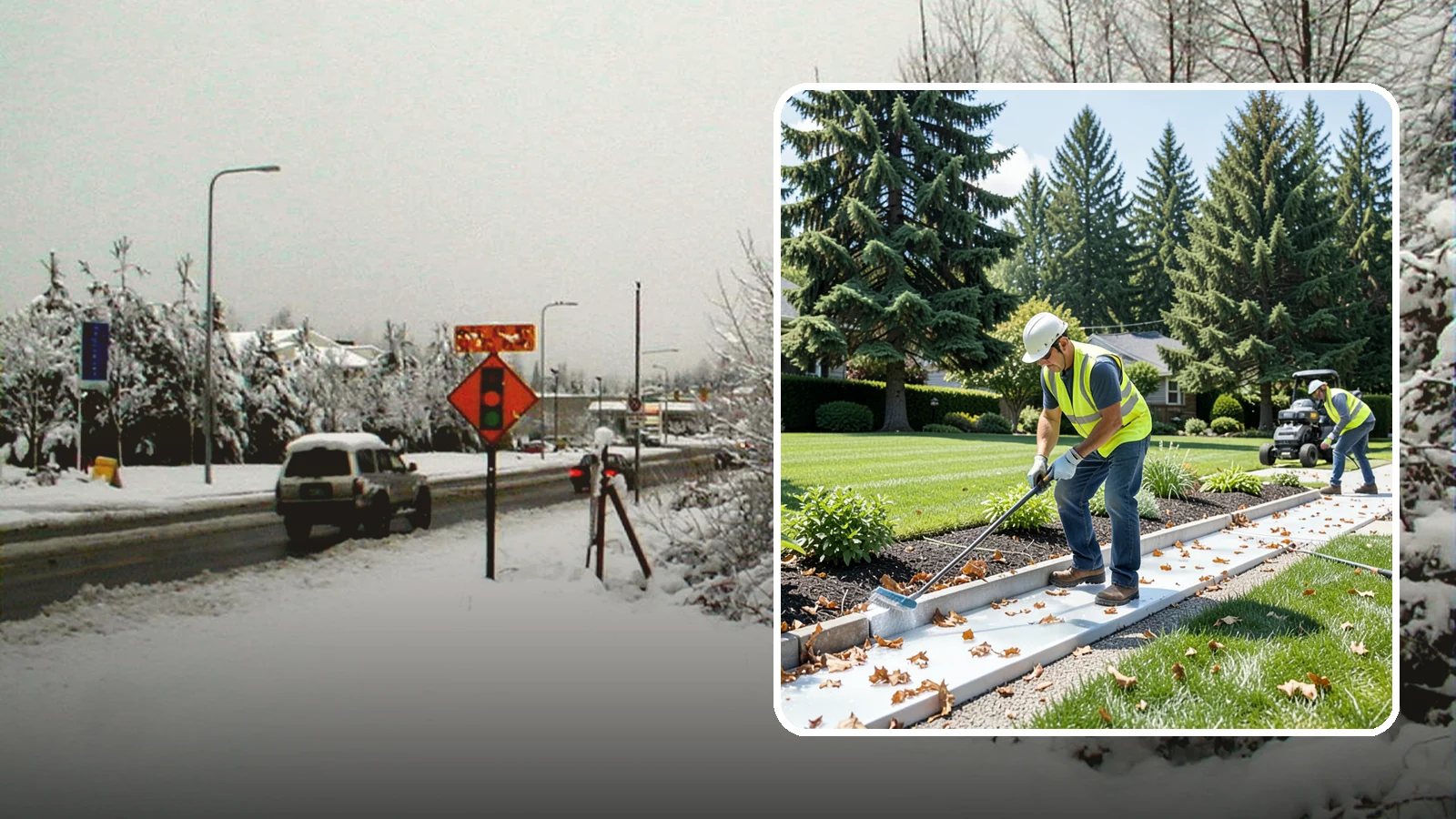 Ice Management in Newcastle, King County, WA - We treat and prevent ice buildup on walkways, steps, and drives to keep your Western Washington property safe through freeze-thaw...